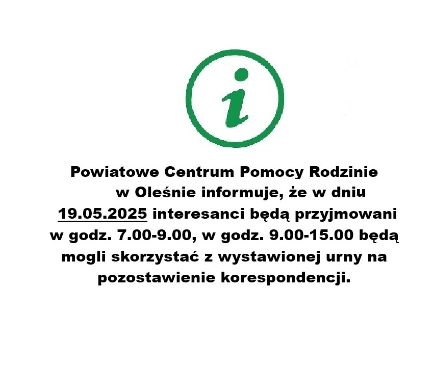 Zdjęcie do artykułu: Informacja 