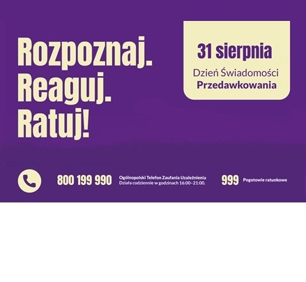 Zdjęcie do artykułu: 31 sierpnia: Międzynarodowy Dzień Świadomości Przedawkowania. Rozpoznaj zagrożenie i uratuj życie